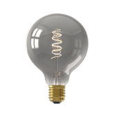 Calex Spiraal Filament LED Lamp - E27 - G95 - Titanium